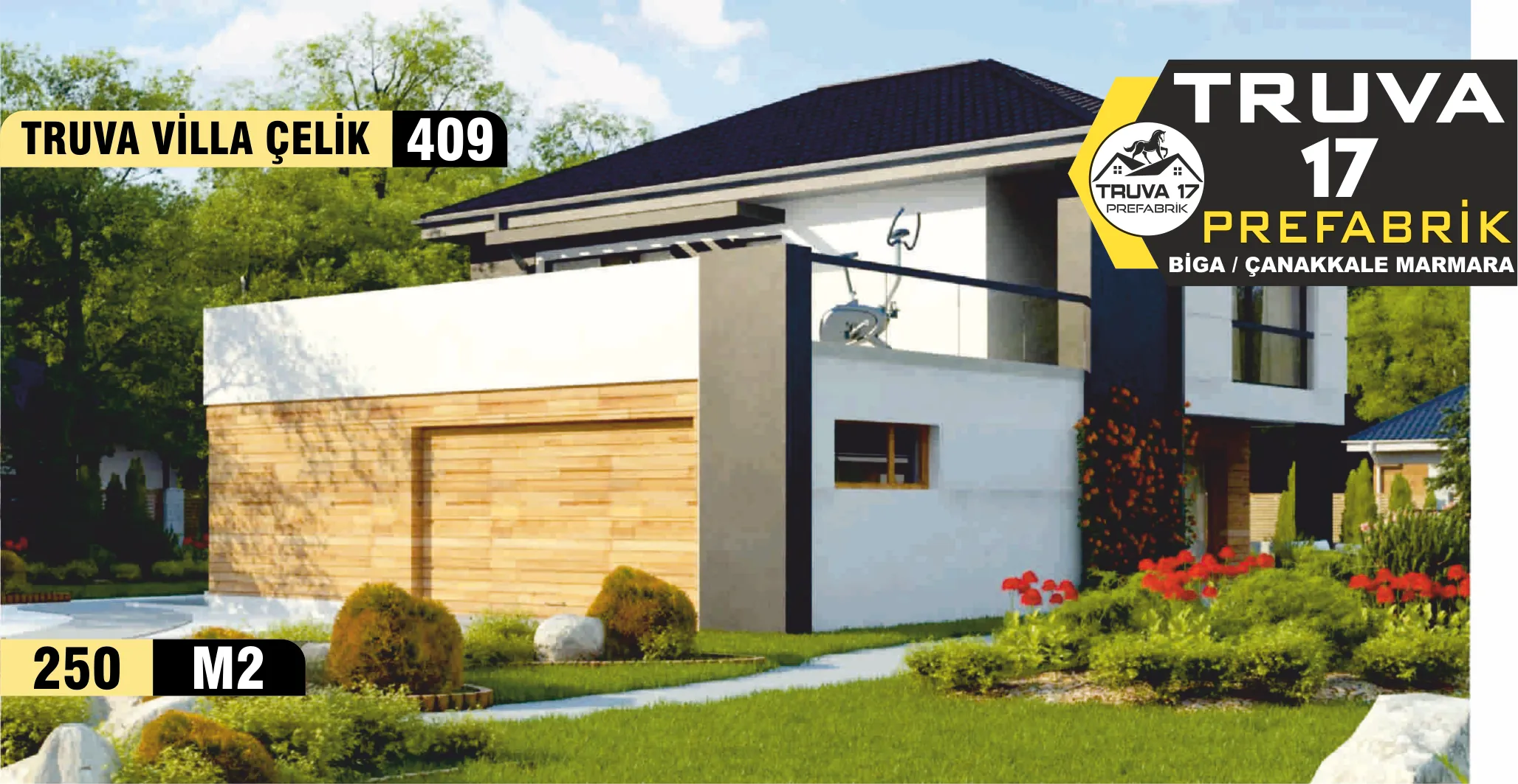 409 - 250m² İki Katlı Çelik Ev